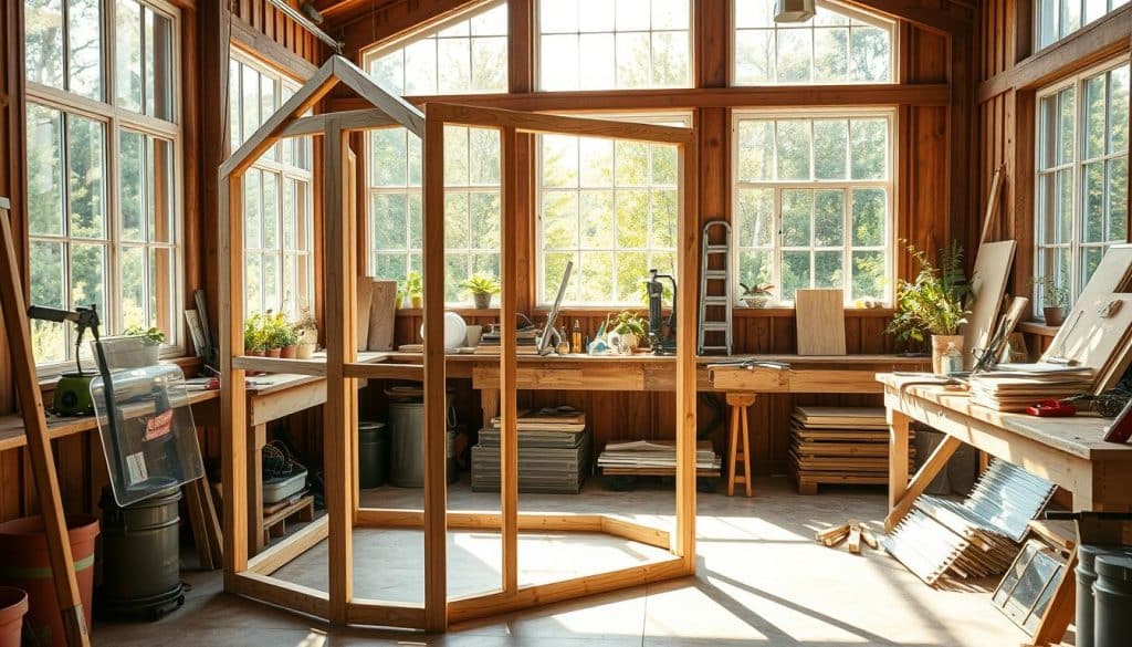 DIY Gewächshaus Bau
