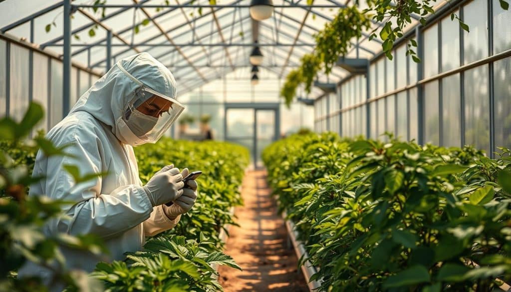 Schädlingsbekämpfung im Gewächshaus Schädlingsbekämpfung im Gewächshaus