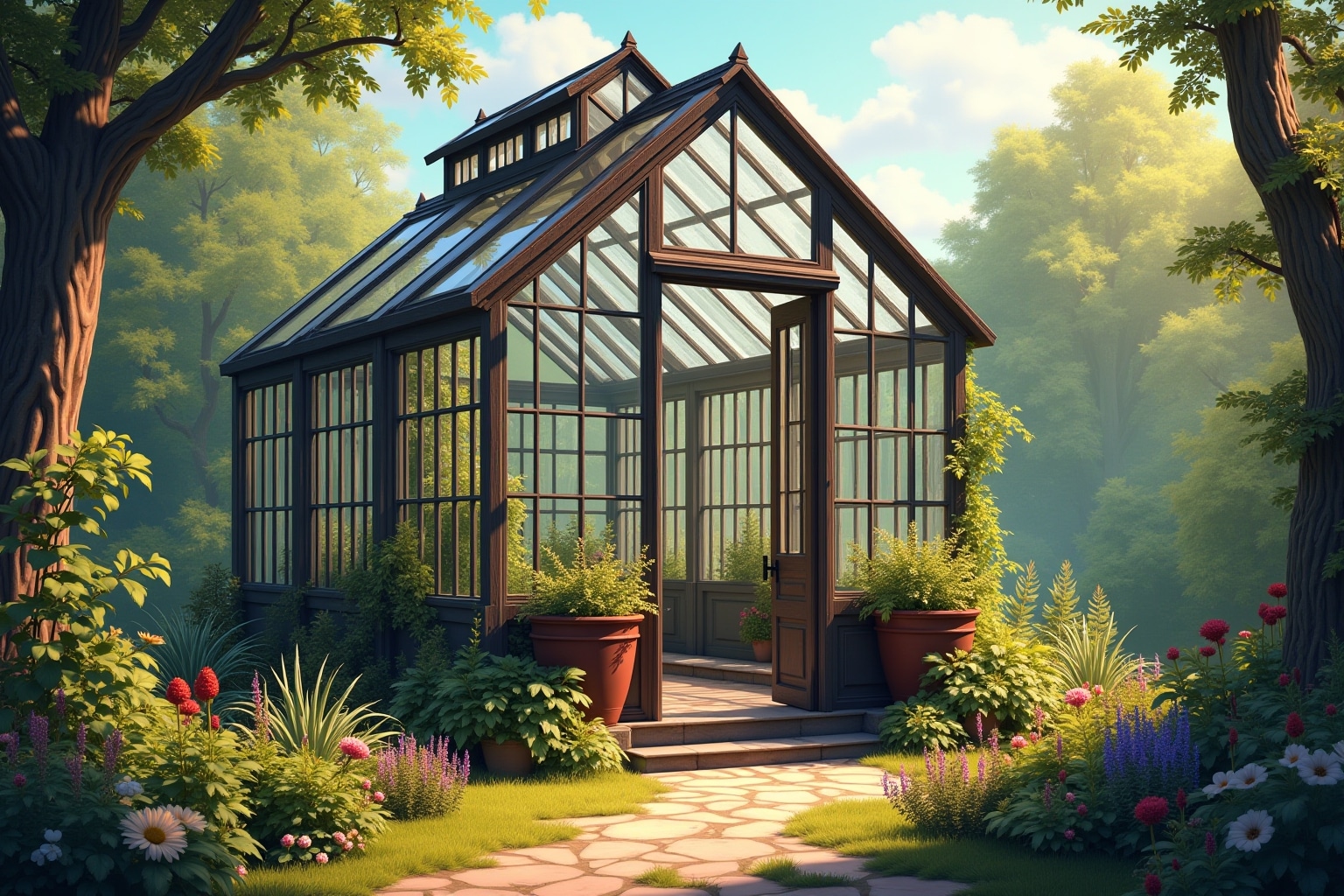 gewächshaus vintage-Titel