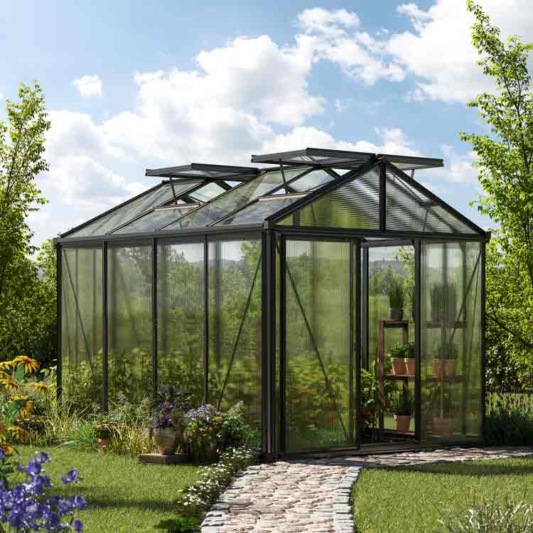 Gewächshaus DIAMAS 235x311 cm