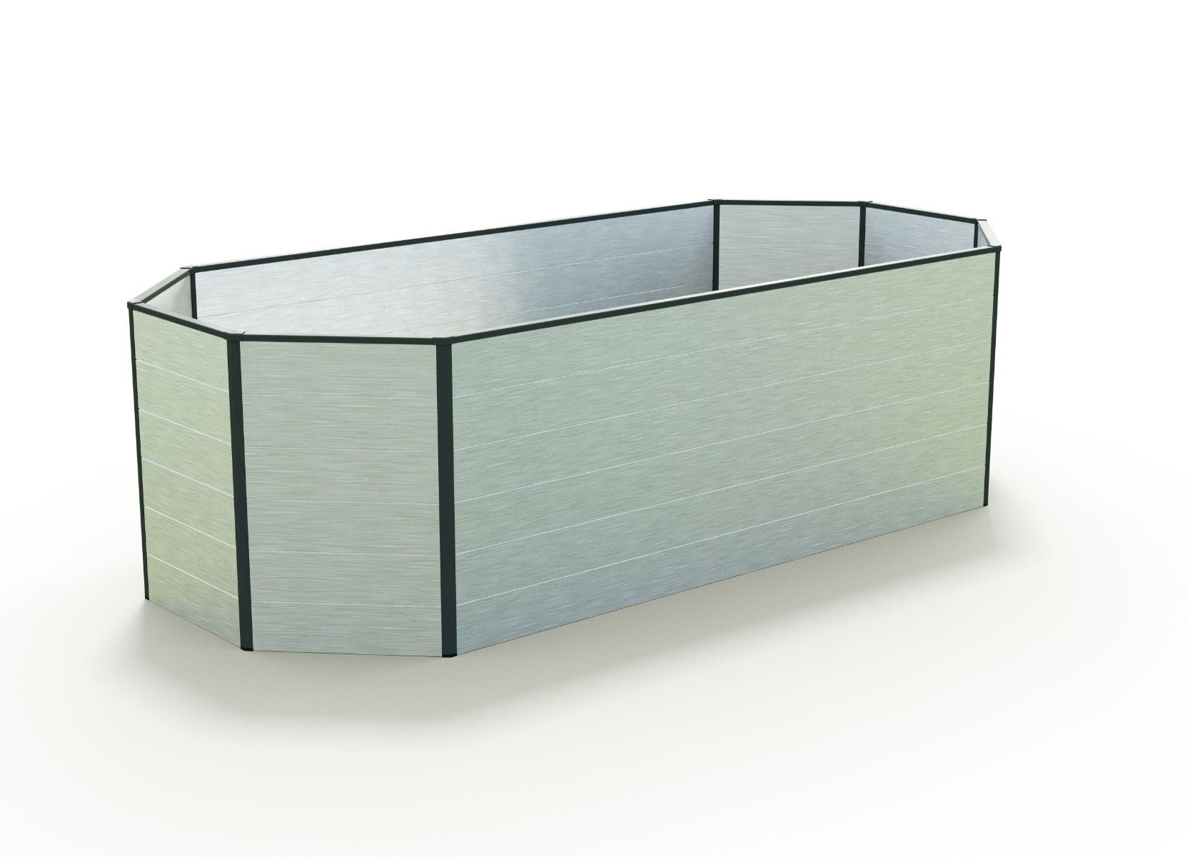 Hochbeet - Alu 167x119x77 cm, Made in Austria, wartungsfrei, 4 Farben kaufen – Bild 3