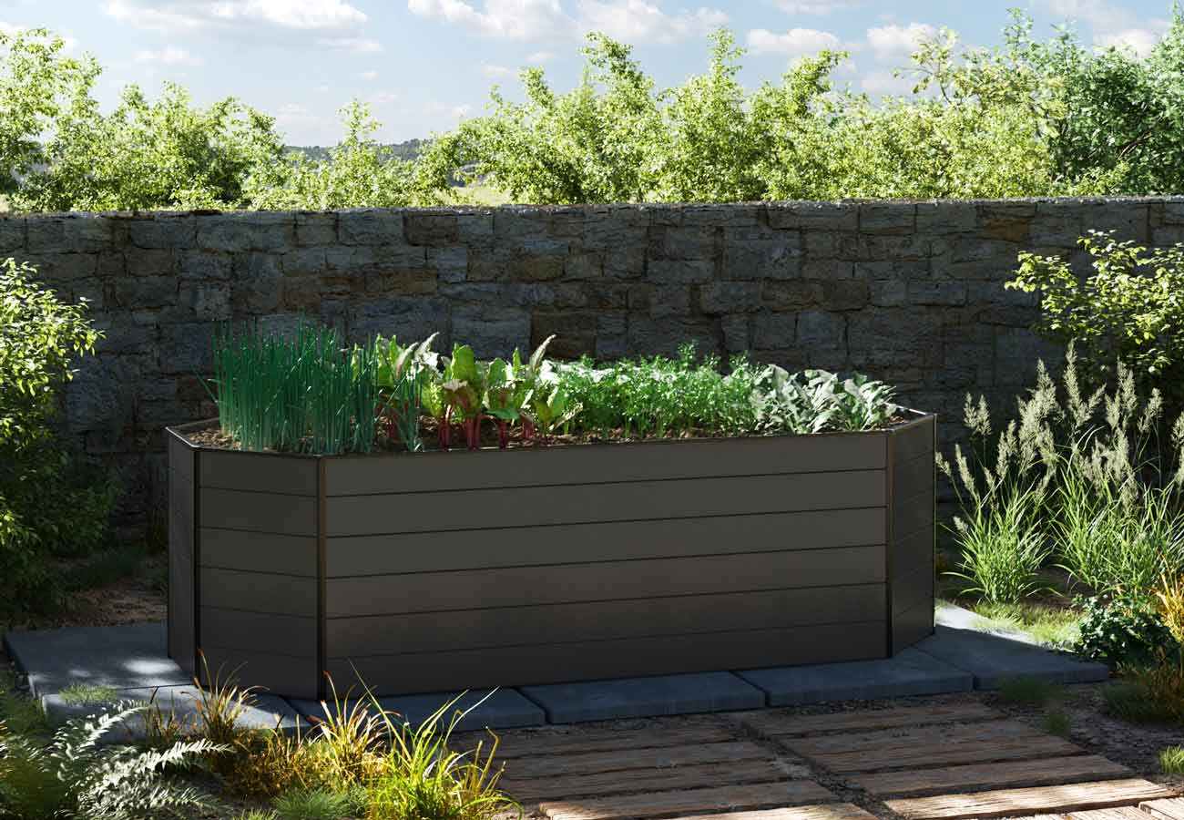 Hochbeet - Alu 264x119x77 cm